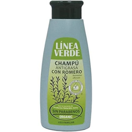 Champú antigrasa con romero 400 ml ( Línea verde )
