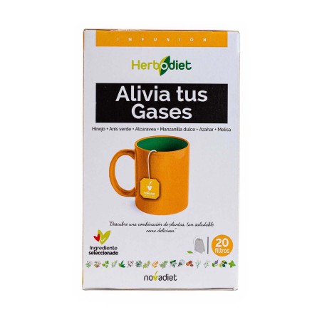 Infusión alivia tus gases 20 sobres ( Novadiet )