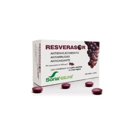 Resverasol 600 mg 60 compr ( Soria Natural )