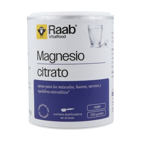 Citrato de magnesio 200 g ( Raab Vitalfood )