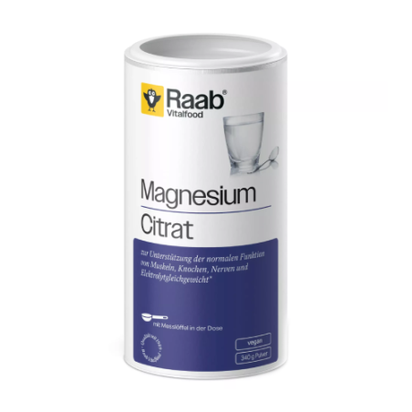 Citrato de magnesio 340 g ( Raab Vitalfood )