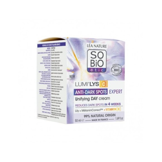 Crema de día anti manchas 50 ml ( So Bio )