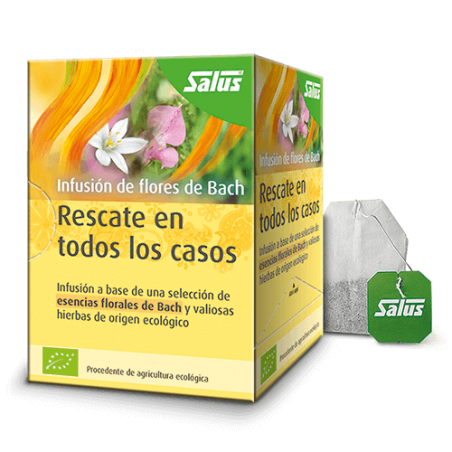 Infusión Bio Rescate en todos los casos Flores de Bach (Salus)