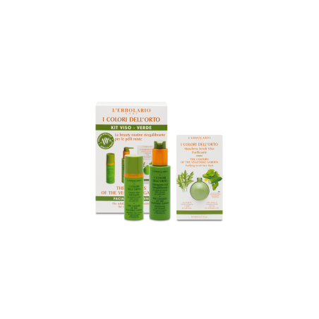 Kit Facial Verde Gel-Crema-Mascarilla  (L´Erbolario)