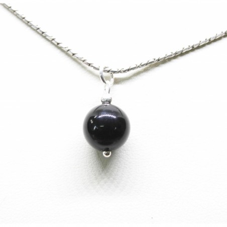 COLLAR DE ÓNIX NEGRO