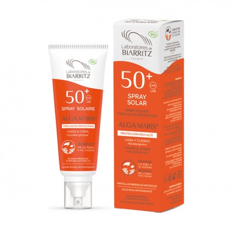 Spray Solar Cara y Cuerpo SPF 50 100Ml (Alga Maris)
